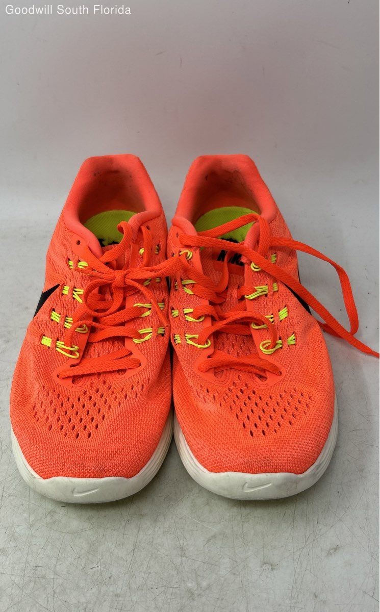 Nike Womens Lunartempo 2 818098-800 Orange Lace-Up Sneaker Shoes Size 8.5