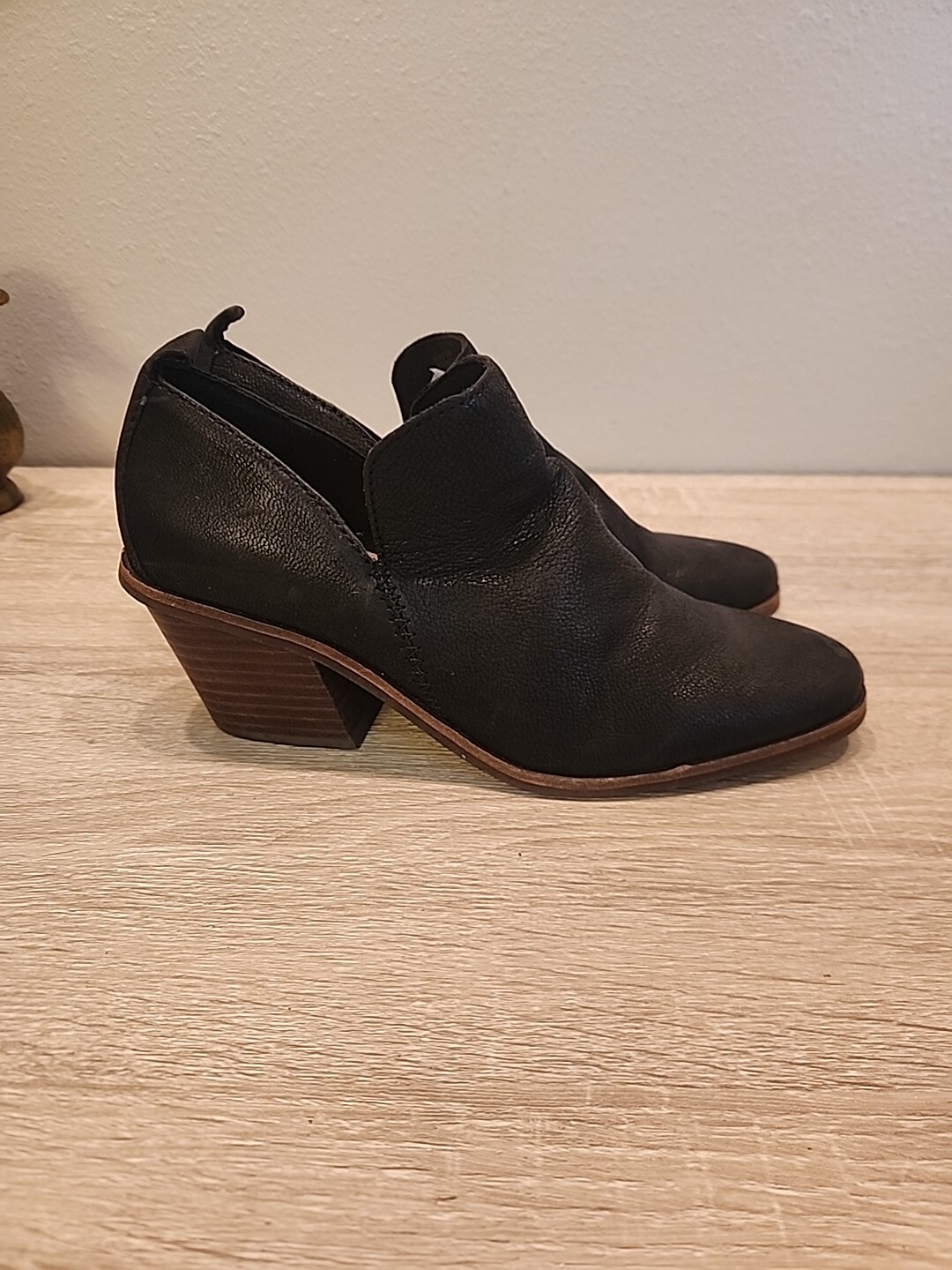 Lucky Brand Womens LK Victorey Black Shooties Shoes 6.5 Medium (B,M)