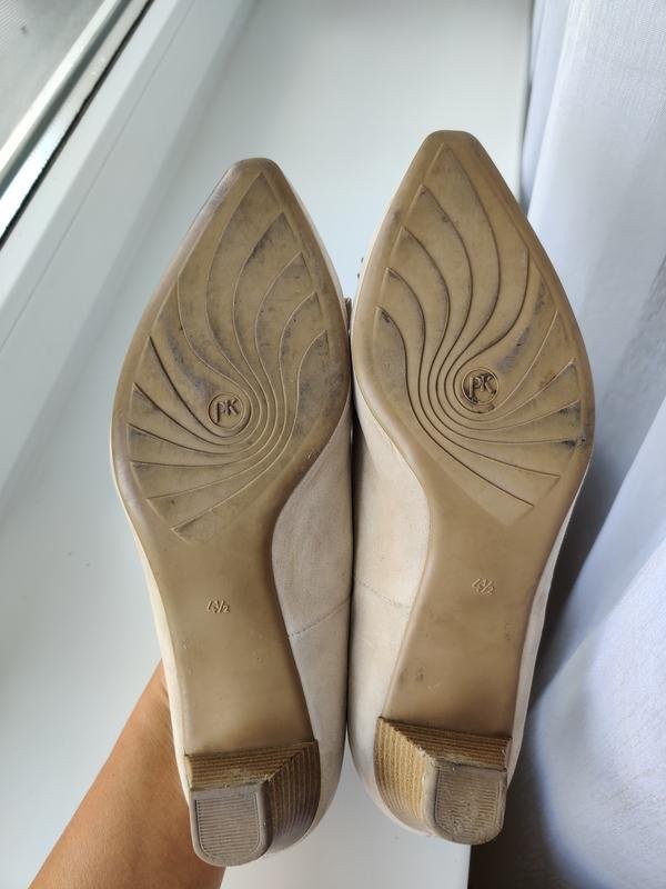 Women Peter Kaiser heels beige suede 37.5 #C9ZM