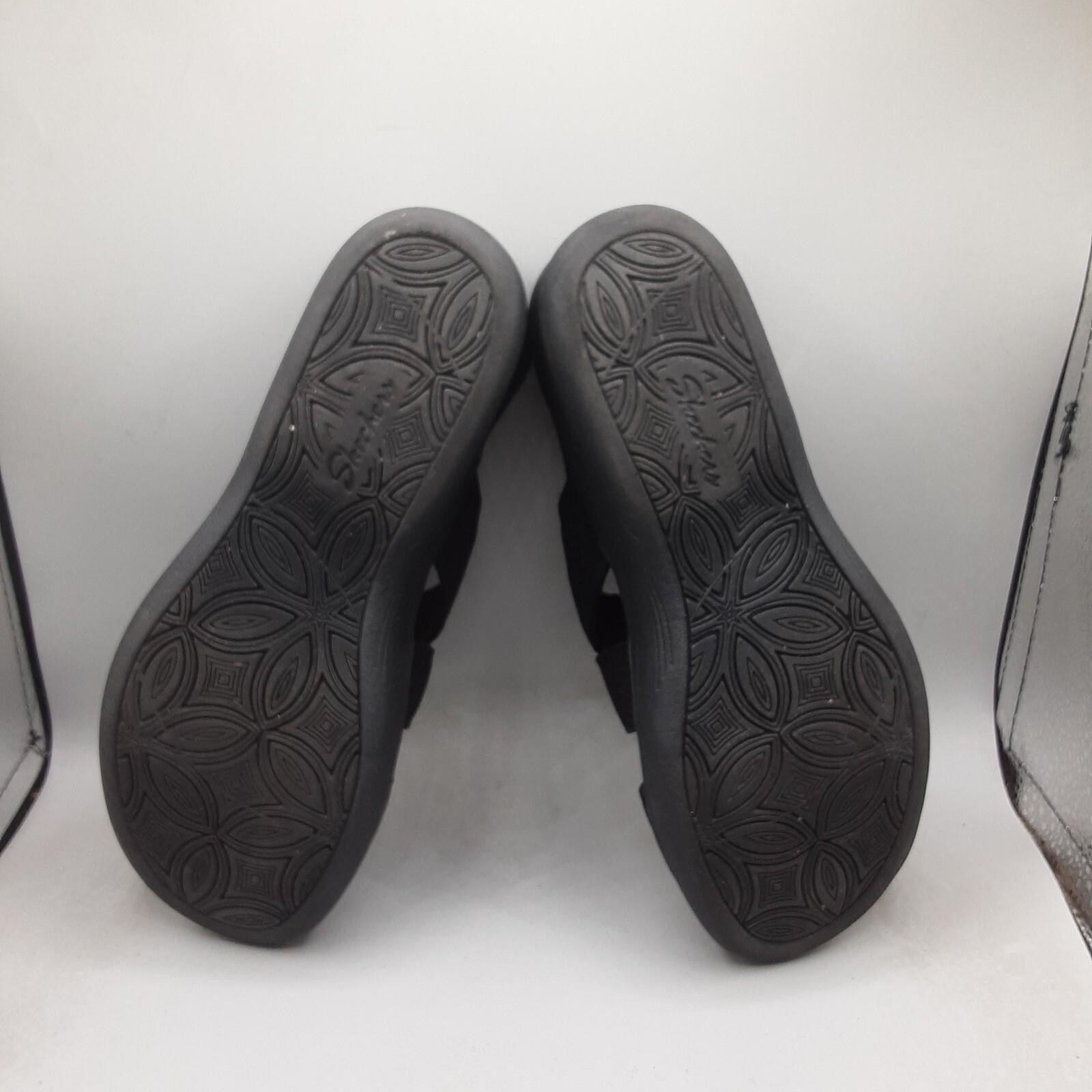 Skechers Pier Lite Night Owl Sandals Women’s 8M Black Slingback D186