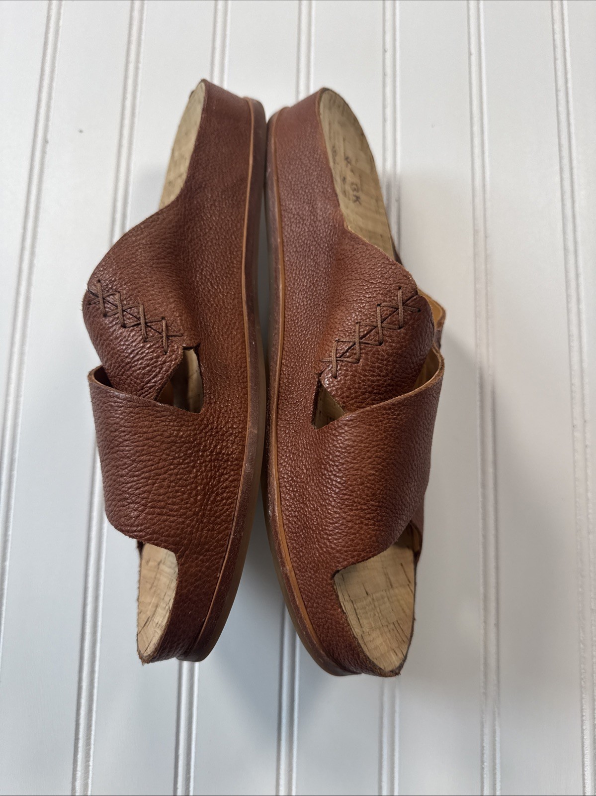 Kork-Ease Amboy Leather Slide Sandal Women’s Size 9M Cork Footbed $135 Sold Out