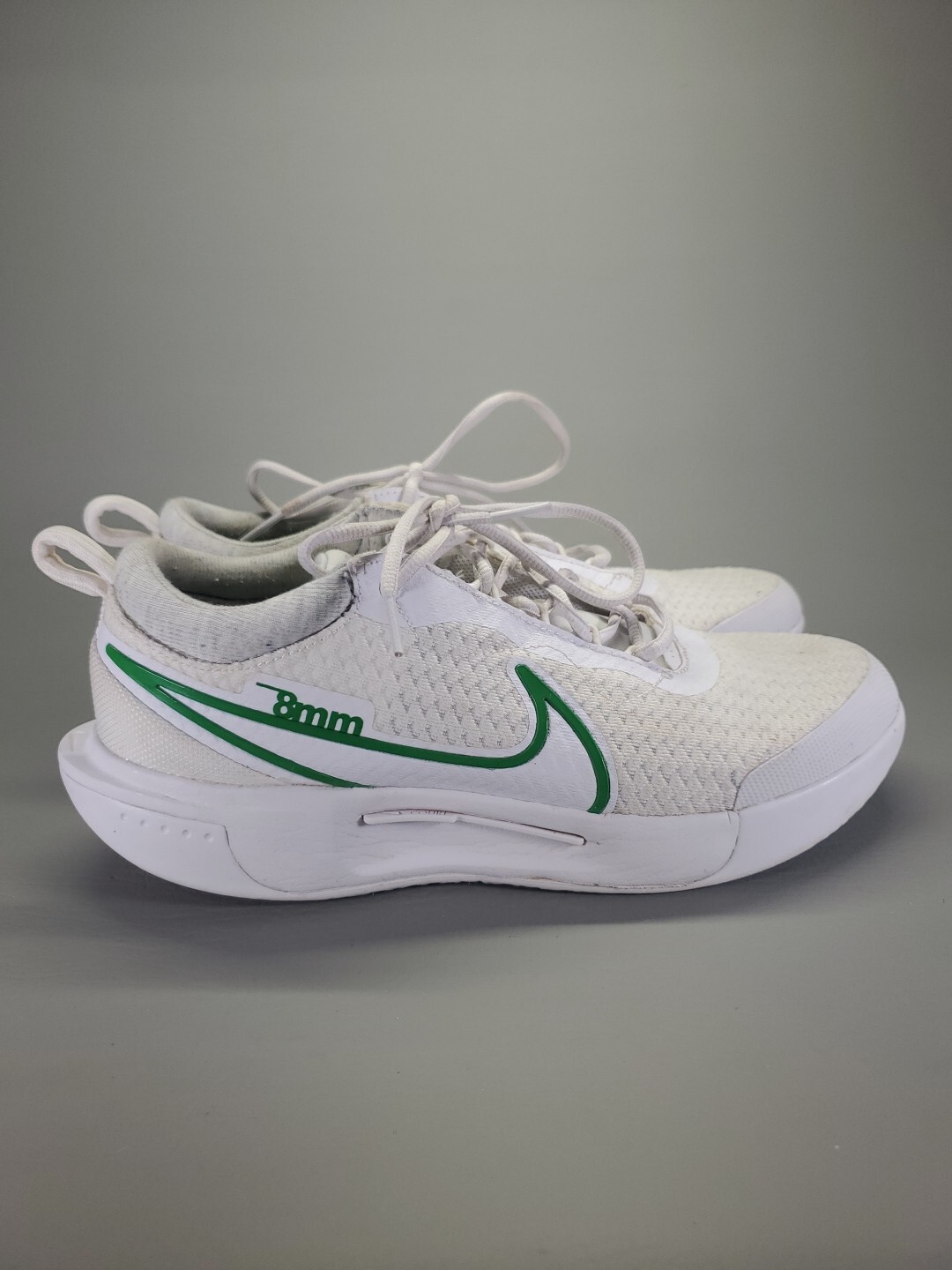 Nike Court Air Zoom Pro 8mm Womens 9.5 Off White Green Tennis Shoes DV3285-103