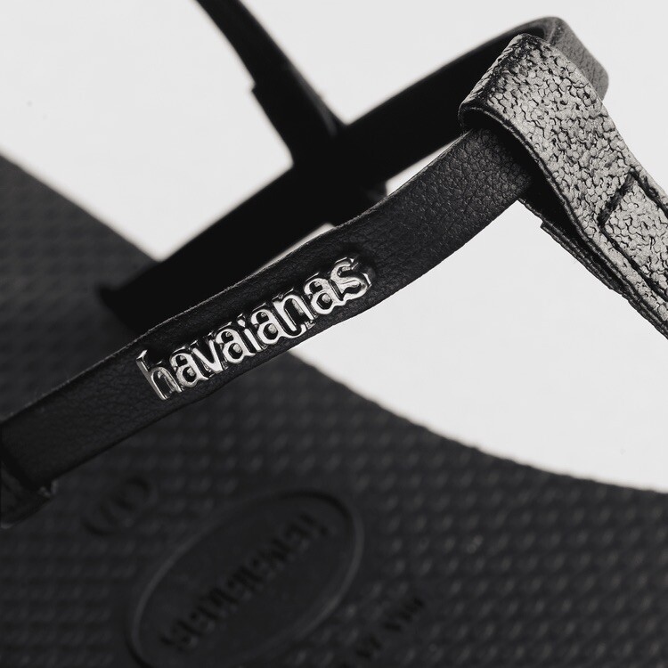 NEW Havaianas Women’s Size 9.5 You Rio Sandal Black Ankle Strap MSRP $54