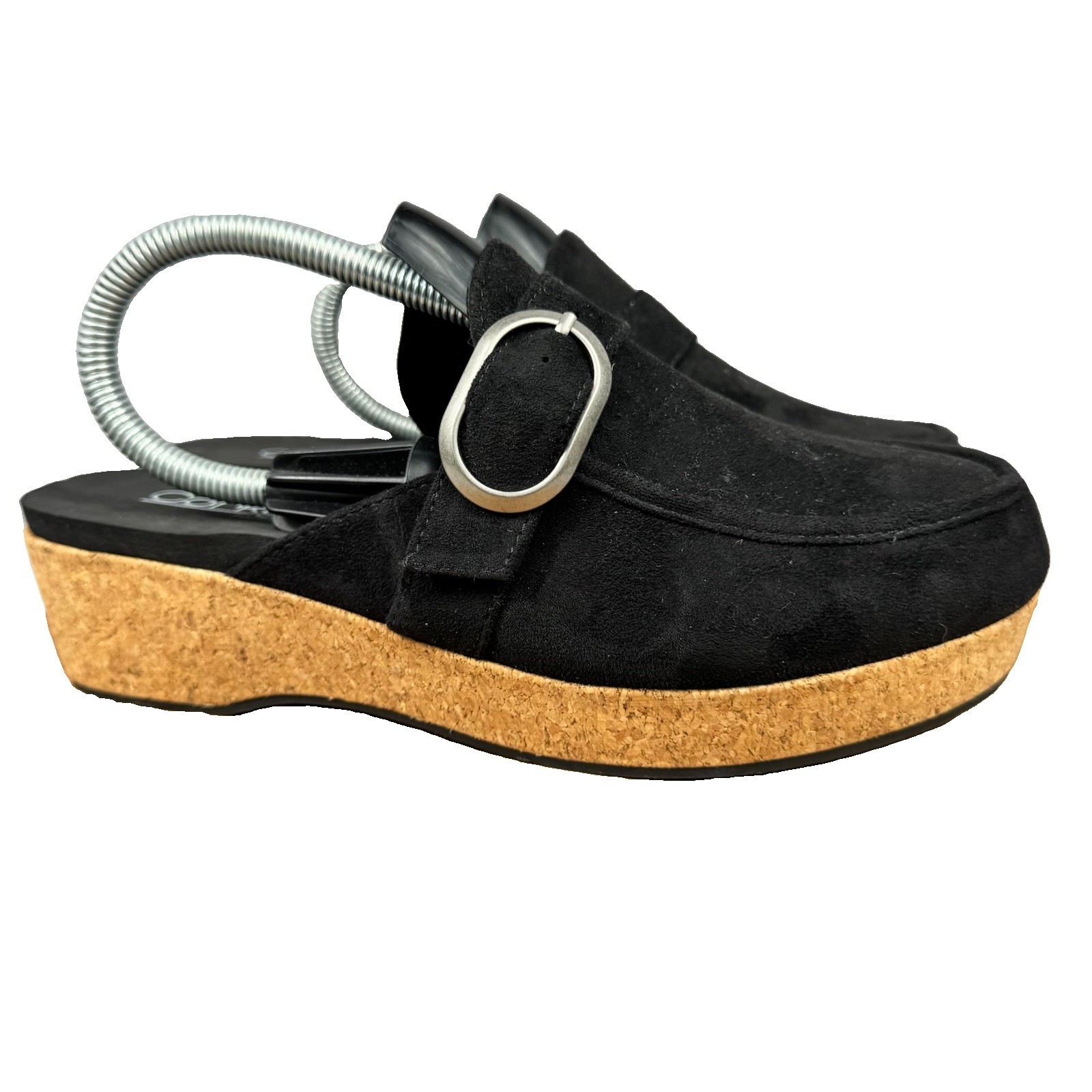 Corkys Footwear Womens All Get Out Clogs Size 8 Buckle Comfort Slip On Shoes