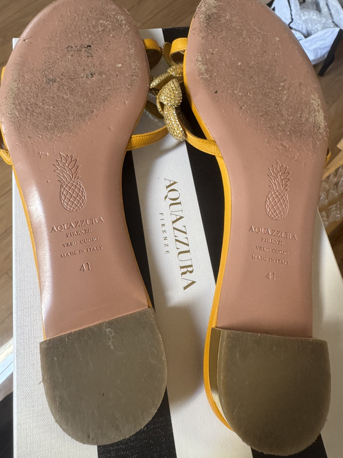 Aquazzura GALACTIC FLOWER Slide Retail $995