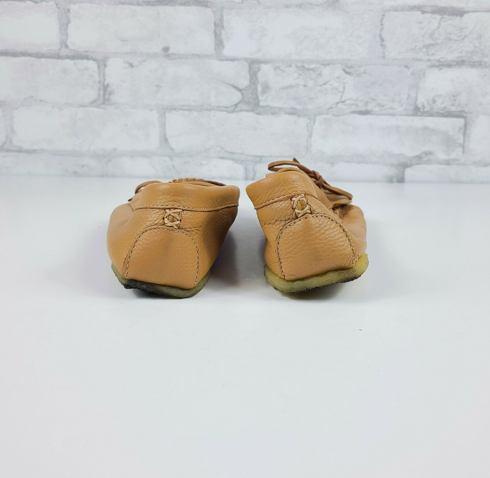 J. Crew Soft unlined leather loafers BB197 women’s brown sz 8.5 flats shoes