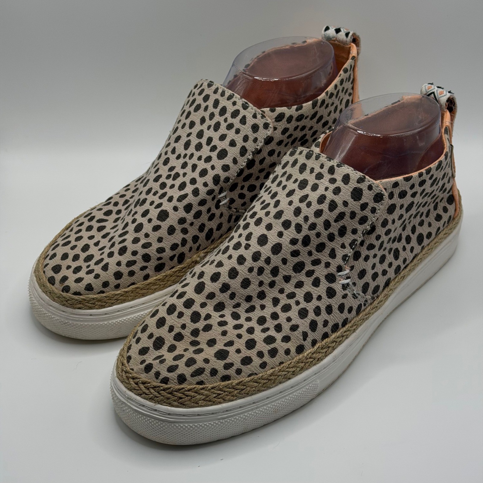 Hey Dude Karina Cheetah Print Slip On Sneakers Animal Print Shoes 9 women