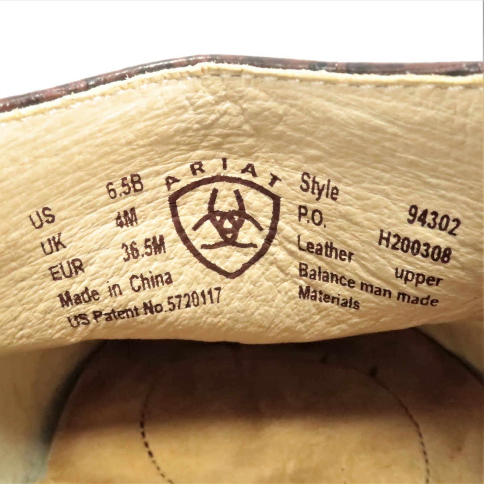 Ariat ATS Apron-Toe Mules Womens Size 6.5B Black & Brown Leather Slides Clogs