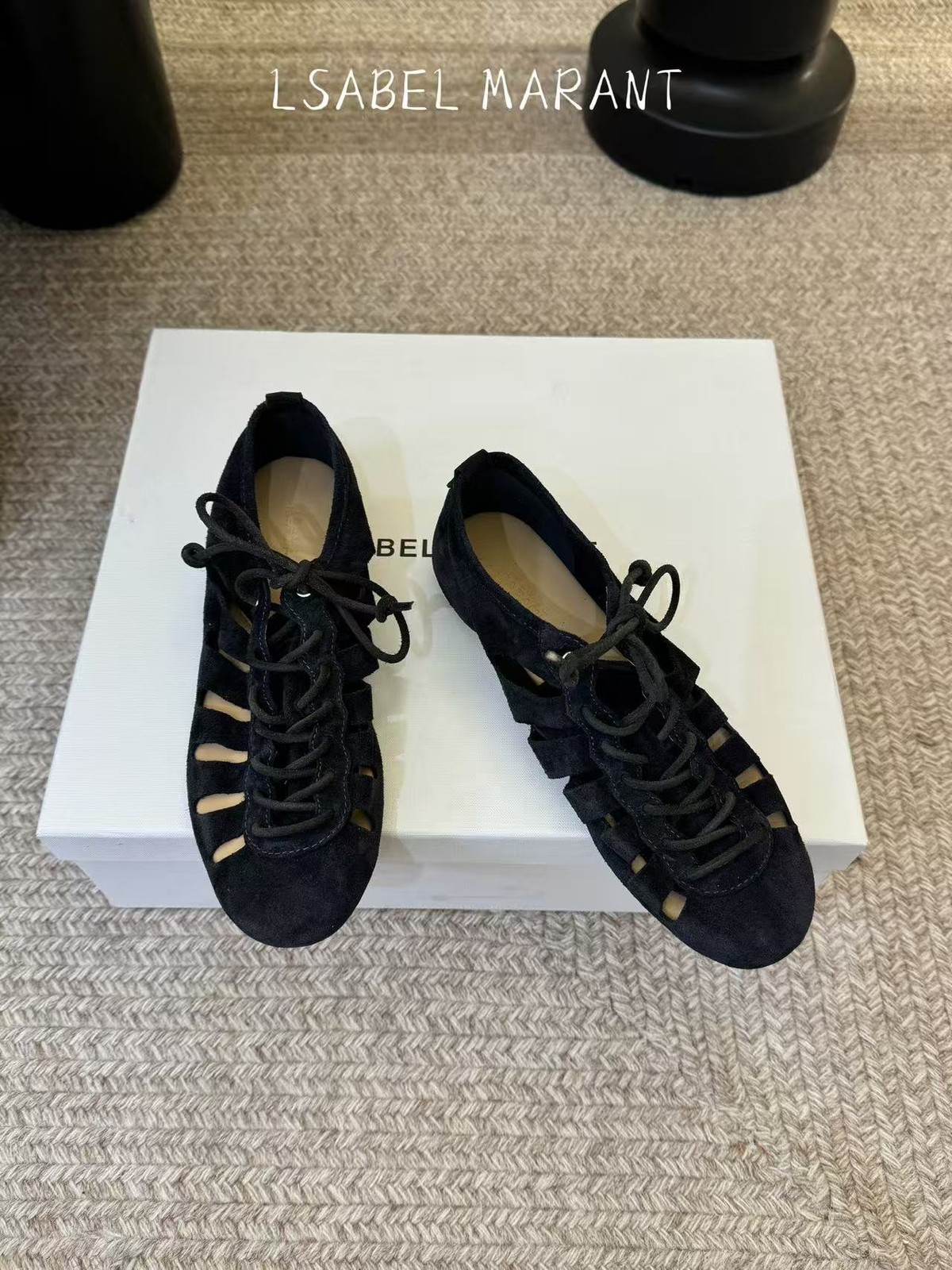 ISABEL MARANT2026 Spring/Summer Lace Ballet Flat Shoes