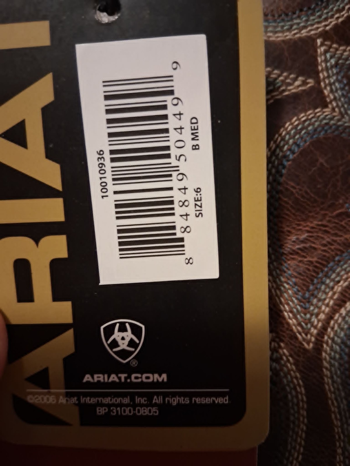 NWT – Women’s Ariat Rawhide Square Toe, 11″H, Sassy Brown Boots, Size 6B
