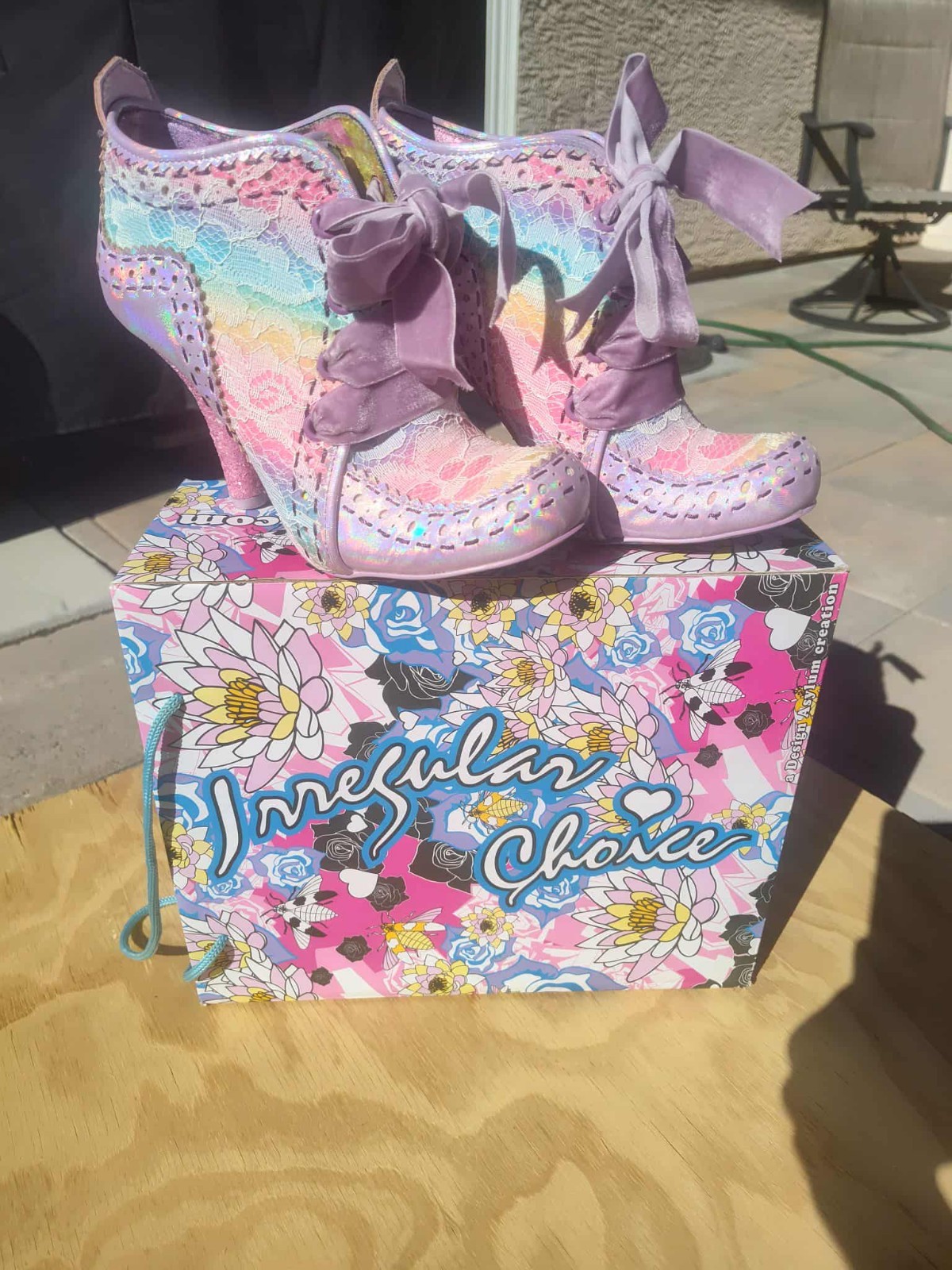 Irregular Choice Abigails Party Pink Multi Size 39