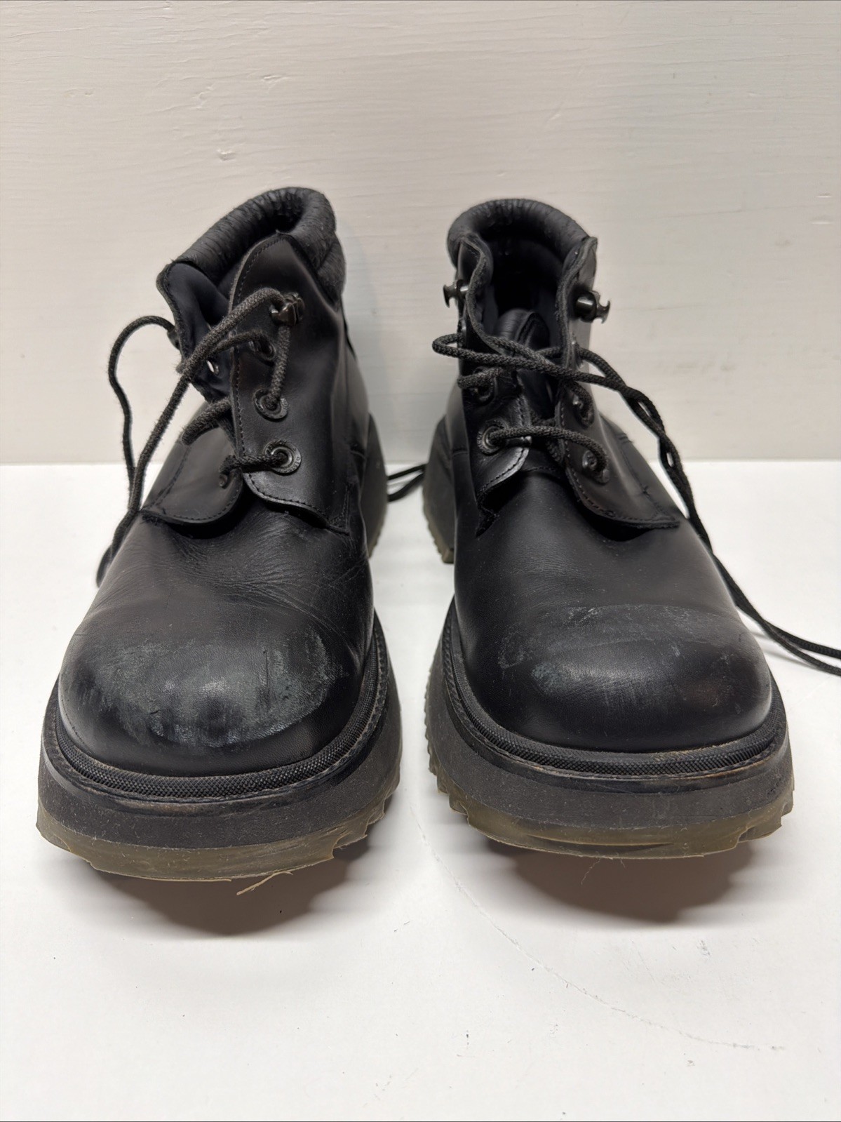 VTG Destroy Rare Chunky Platform Boots Sz US 10 EU 43 Shoes Punk Gothic