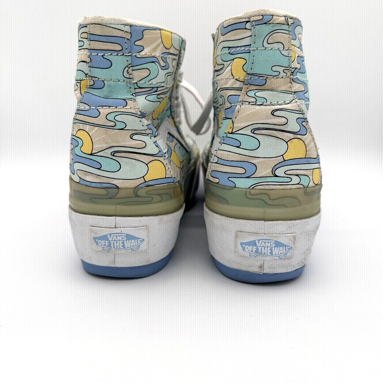 Vans Sk8-Hi Platform UV Ink Sunwaves Canvas Sneaker Size 7 Men’s/Women’s 8 1/2