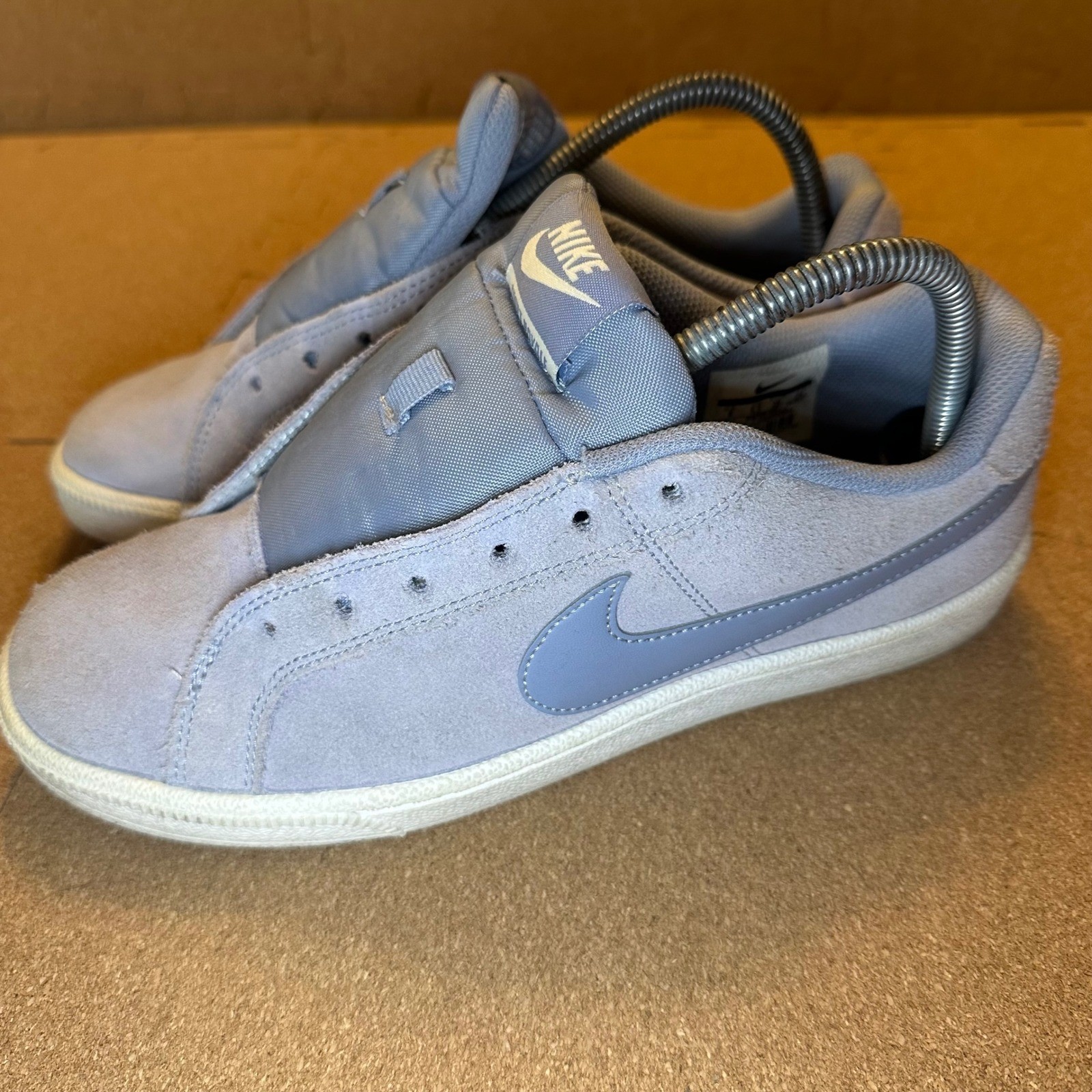 Nike Court Royale Suede Lavender Blue Low Top Sneakers 916795-002 Womens 8