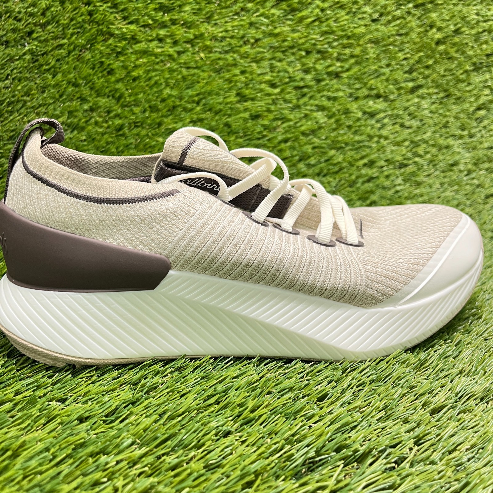 Allbirds Tree Glider Womens Size 9 Beige Brown Athletic Running Shoes Sneakers
