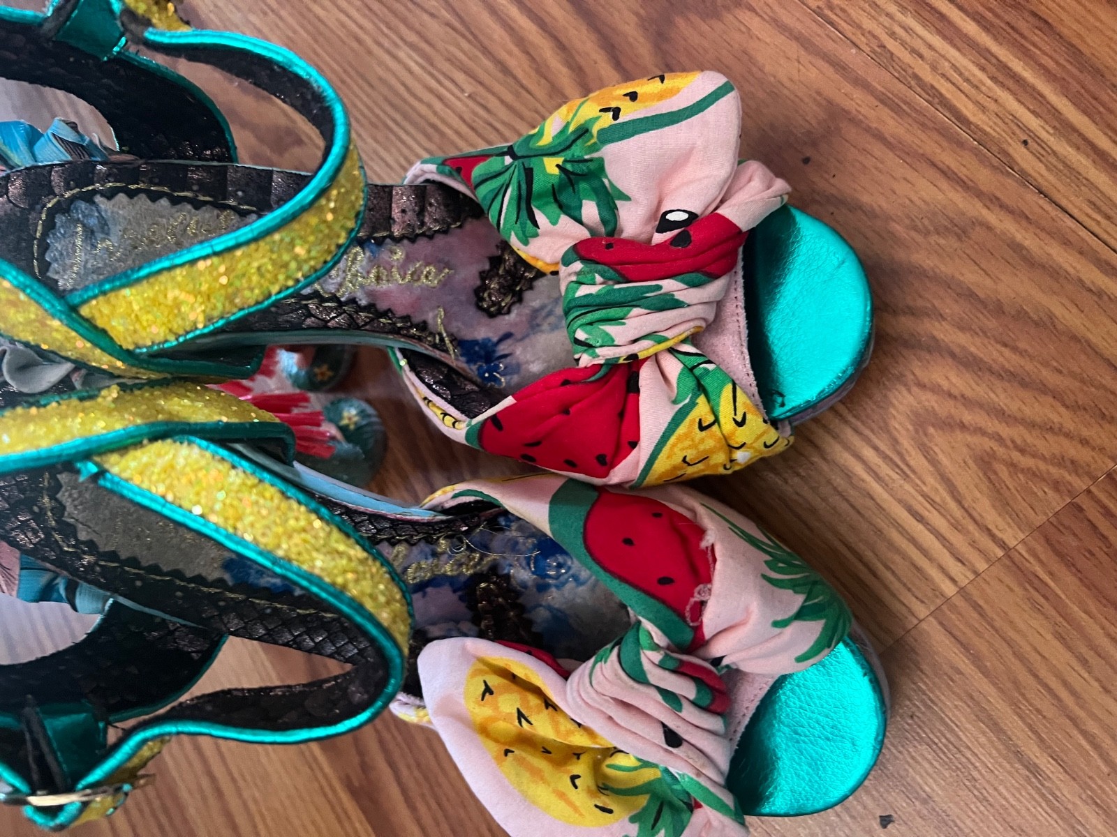 Irregular Choice EU37 Hula Girl, Hono Lulu Red Hula Skirt Aloha Hula Collection