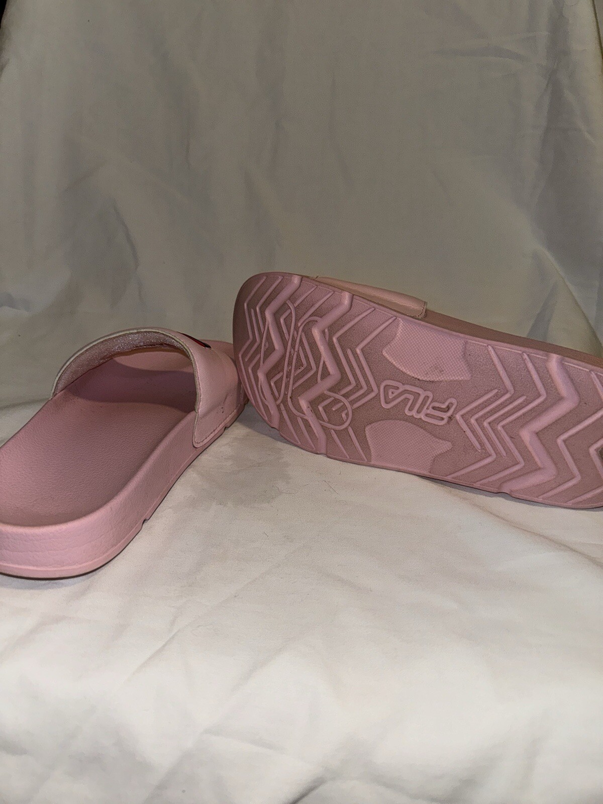 Fila Women’s Drifter Slides Size 6 Pink-Navy-Red 5VS00000-682