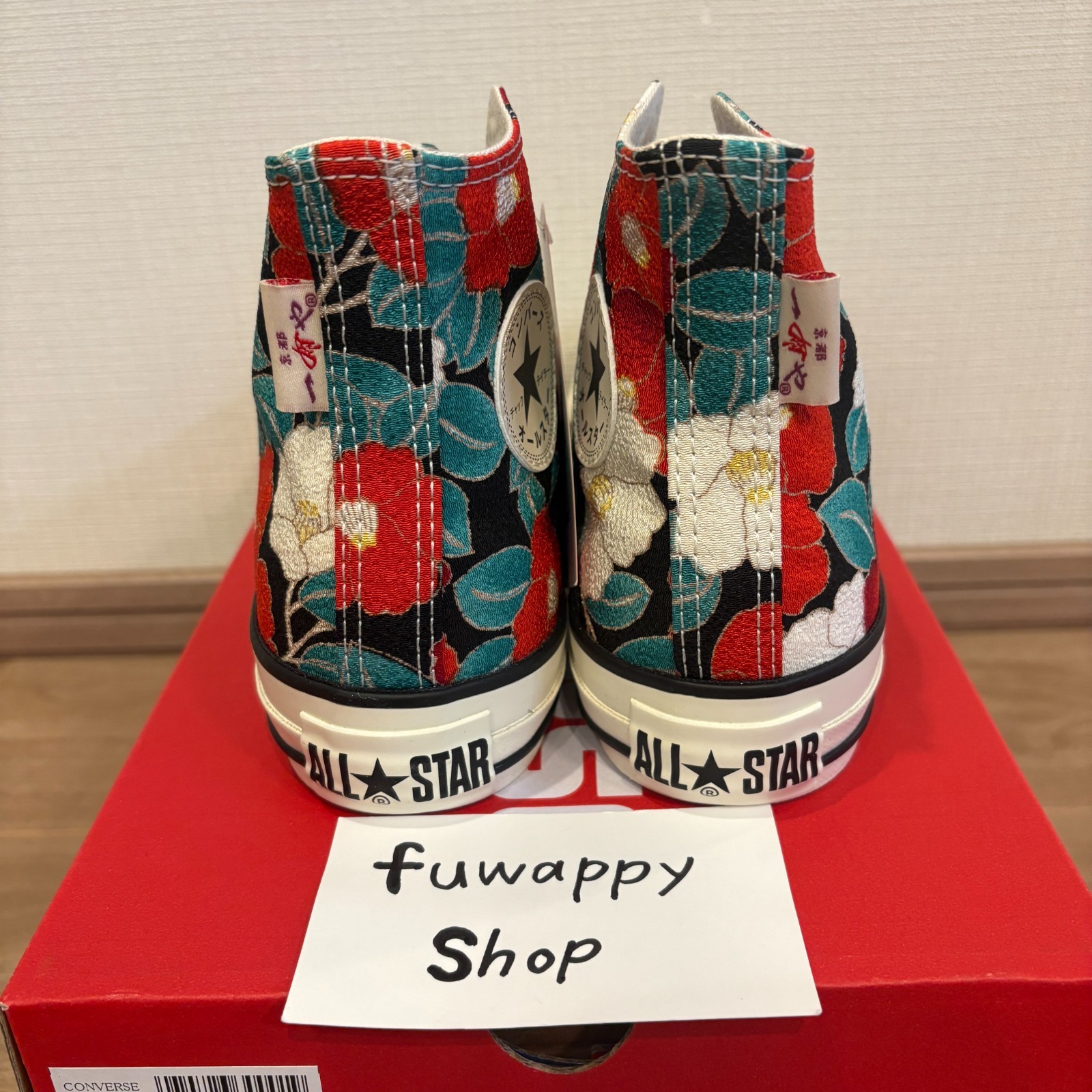 CONVERSE All Star WF HI / ippuya Collaboration Model BLACK/RED ABC-MART limited