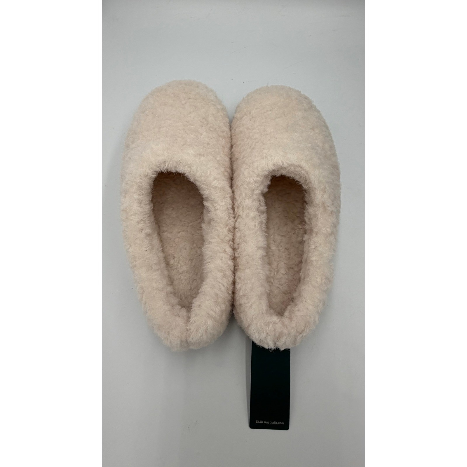 EMU Australia Joy Teddy Slippers Womens 7 Merino Wool Fleece Mules NWT