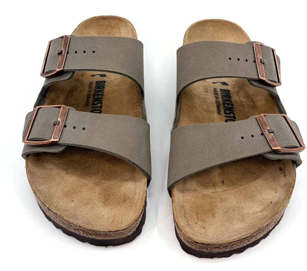Birkenstock Arizona Stone Gray Suede Sandals Women’s EU 40 US 9 Made in Germany