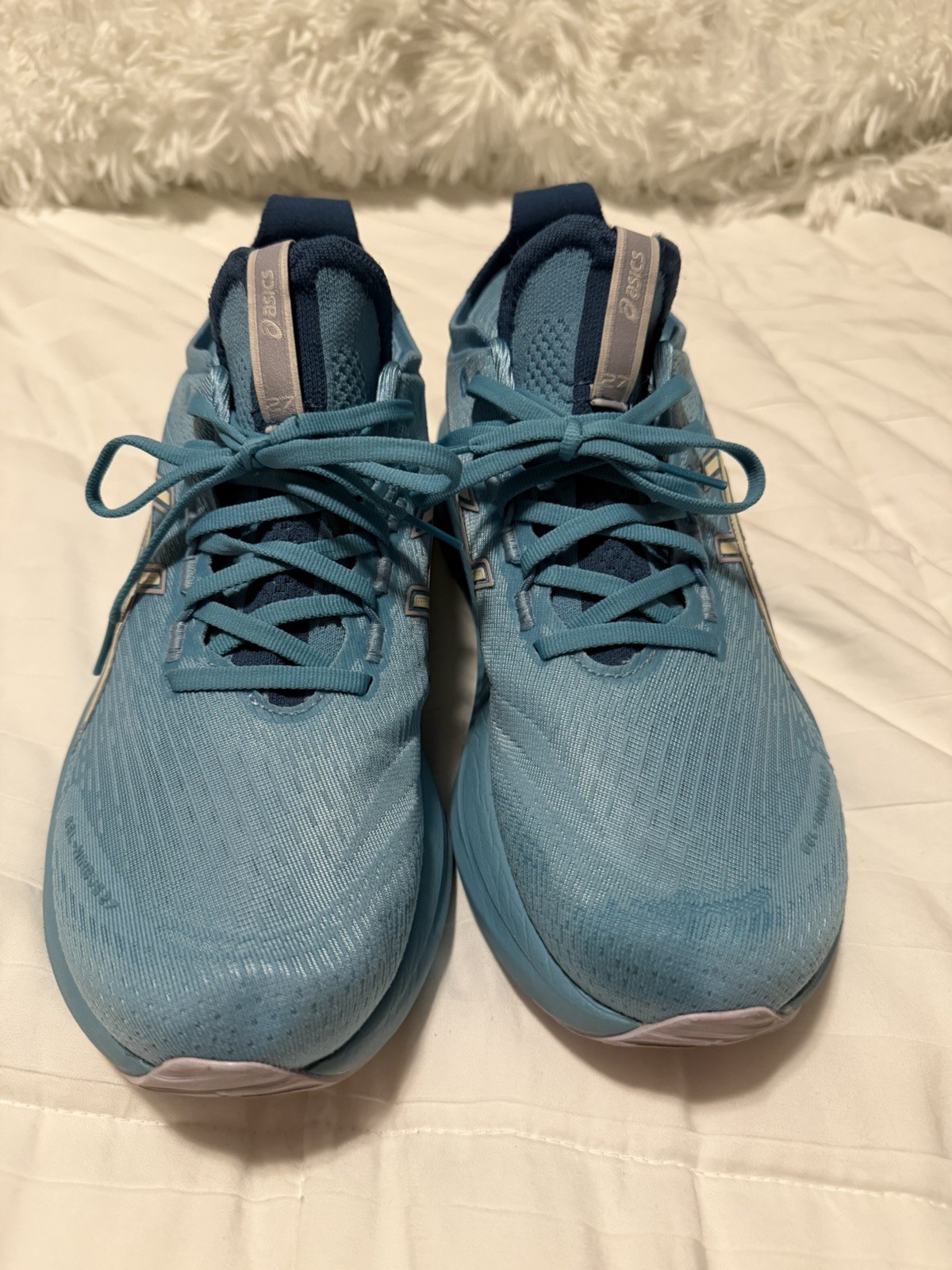 ASICS Gel Nimbus 27 Stillwater Cream Women’s Running Shoes Size 10