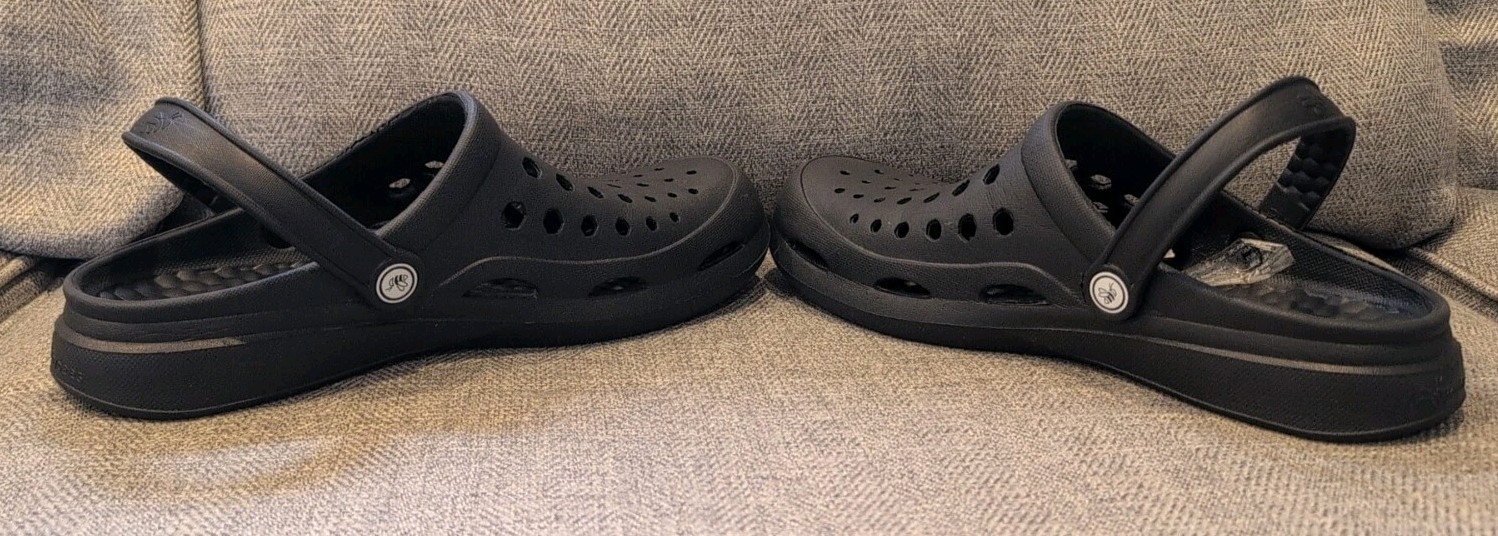 Joybees Unisex Active Clog Sandals Black Women’s Size 10 Men’s Size 8 Slip On