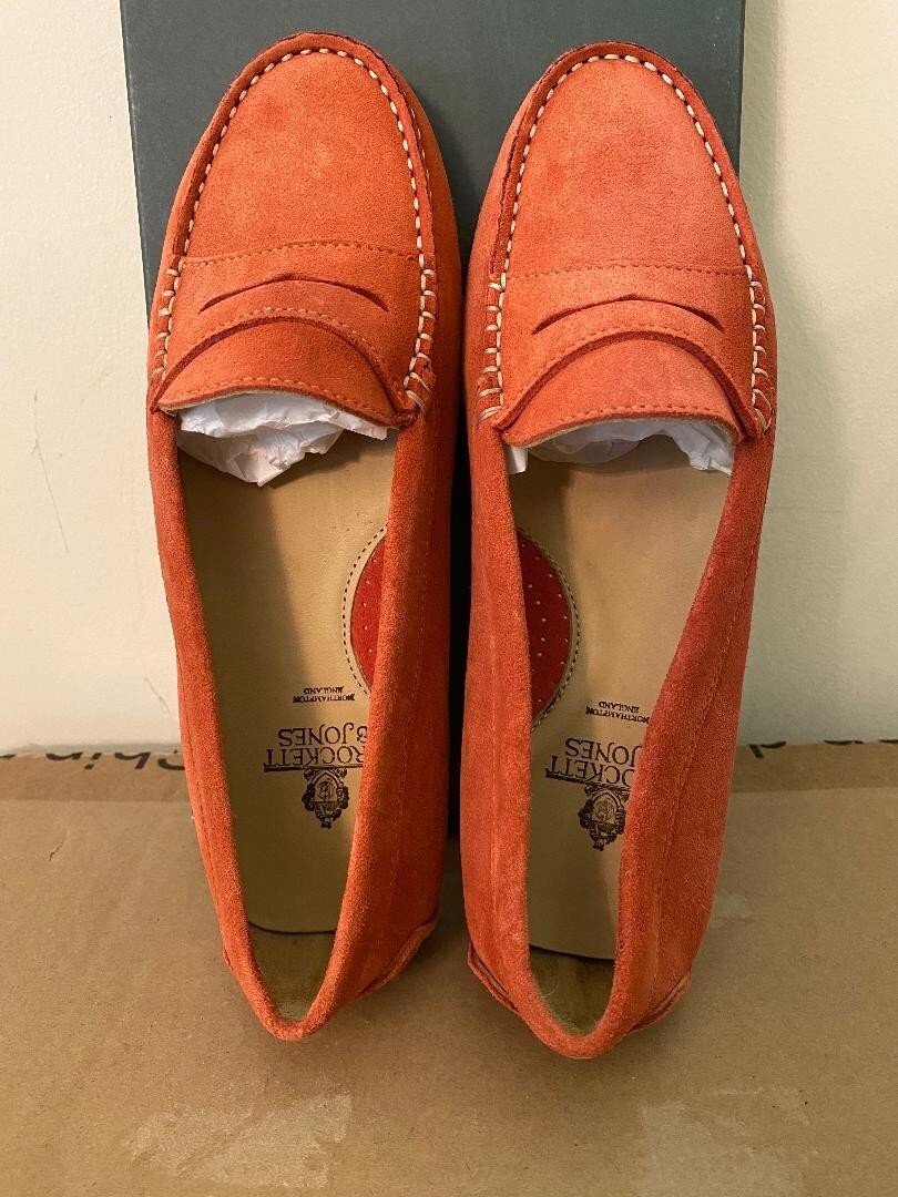 Crockett & Jones Women’s Suede Driving Shoes US size 7.5