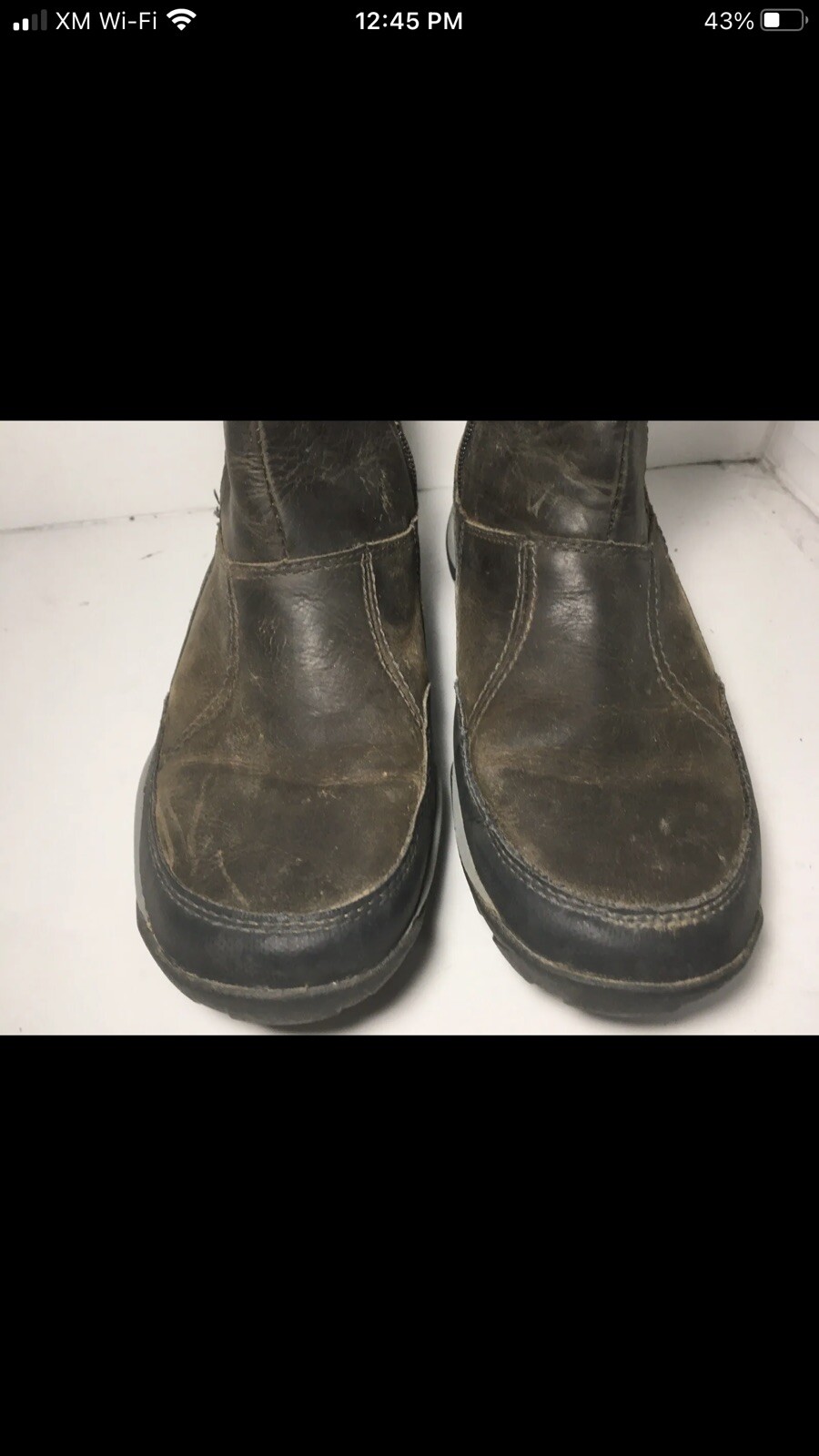 Merrell Murren Strap Olive Green Leather Waterproof Ankle Snow Boots Size 8