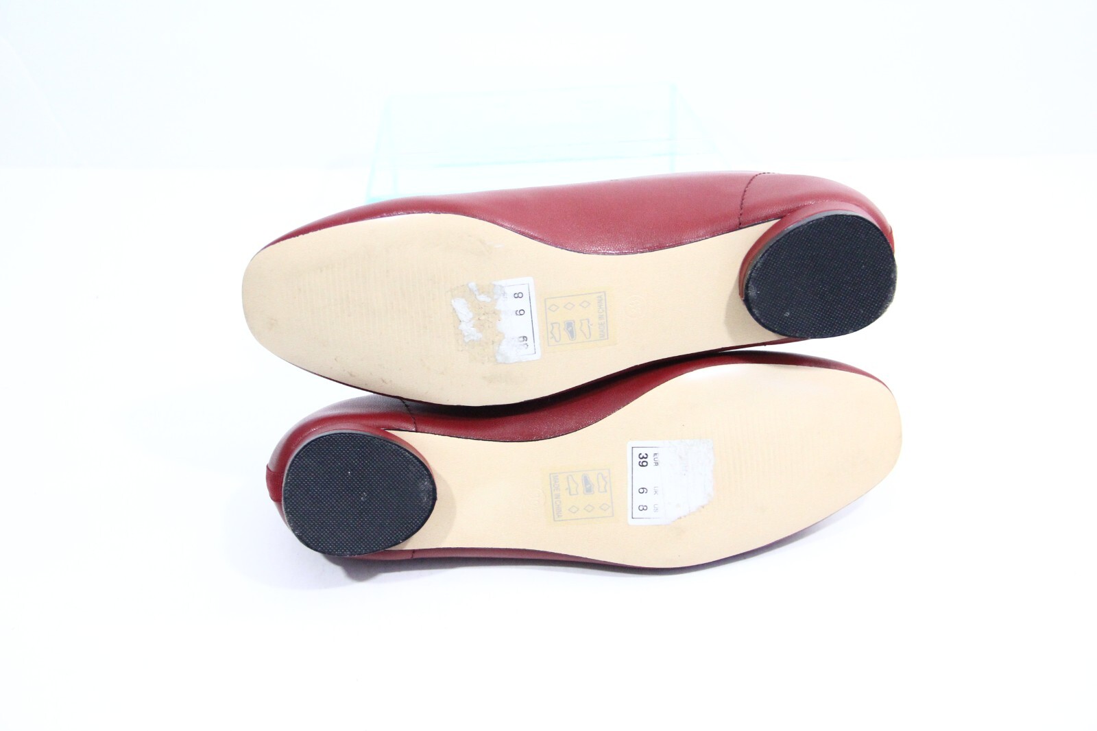 Matt & Nat Dre Vegan Flat 8 Women Faux Leather red Shoes Modern Style minimalist