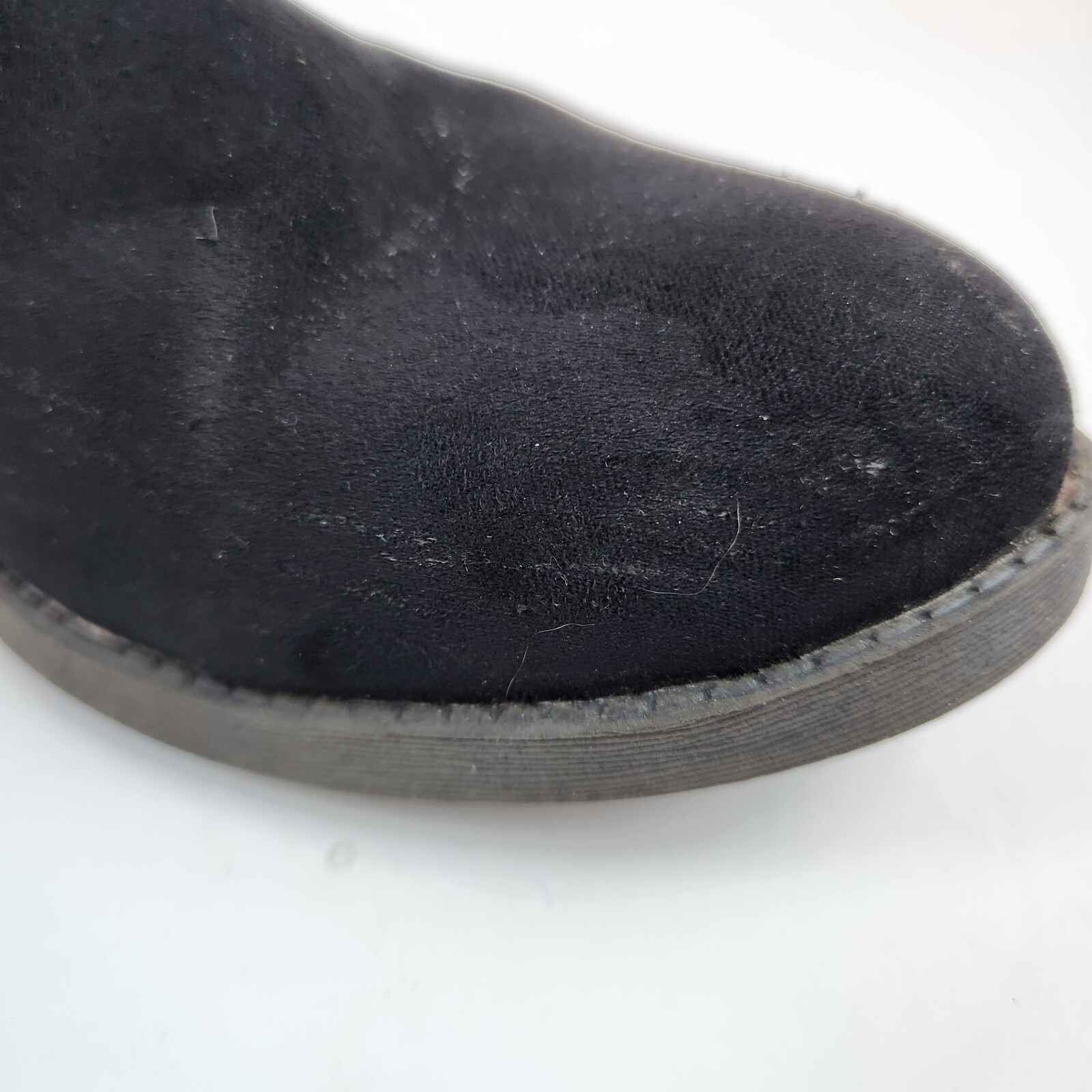 Carlos By Carlos Santana Black Suede Bates 2 Boots Womens Size 11 M Booties