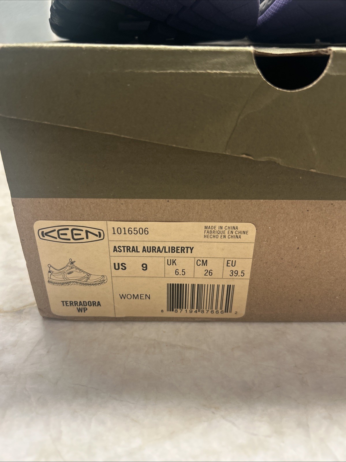 New Keen Terradora WP Low Astral Aura/Liberty Size 9 1016506