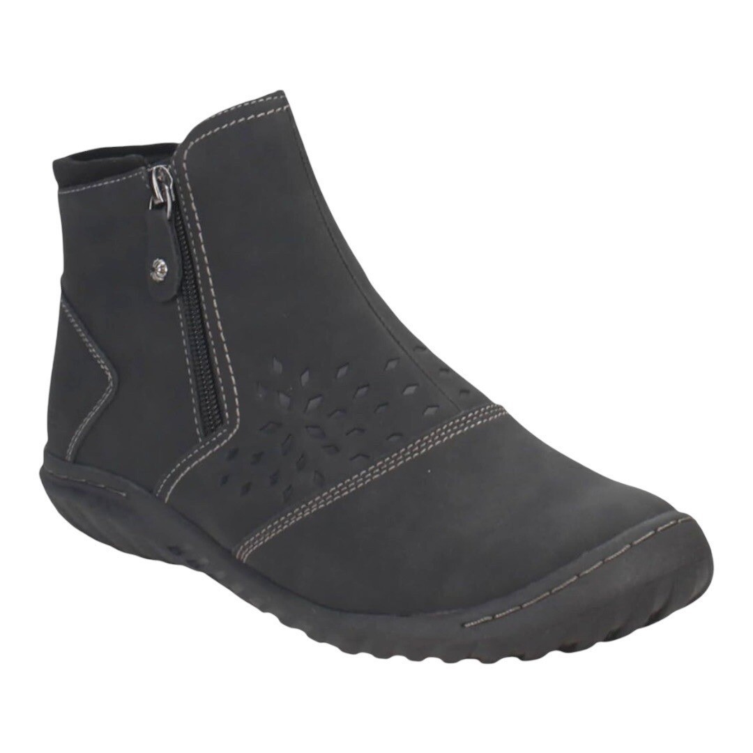 JBU Paulina Ankle Boots Womens 9.5 Gray Water Resistant Memory Foam B3PLN01
