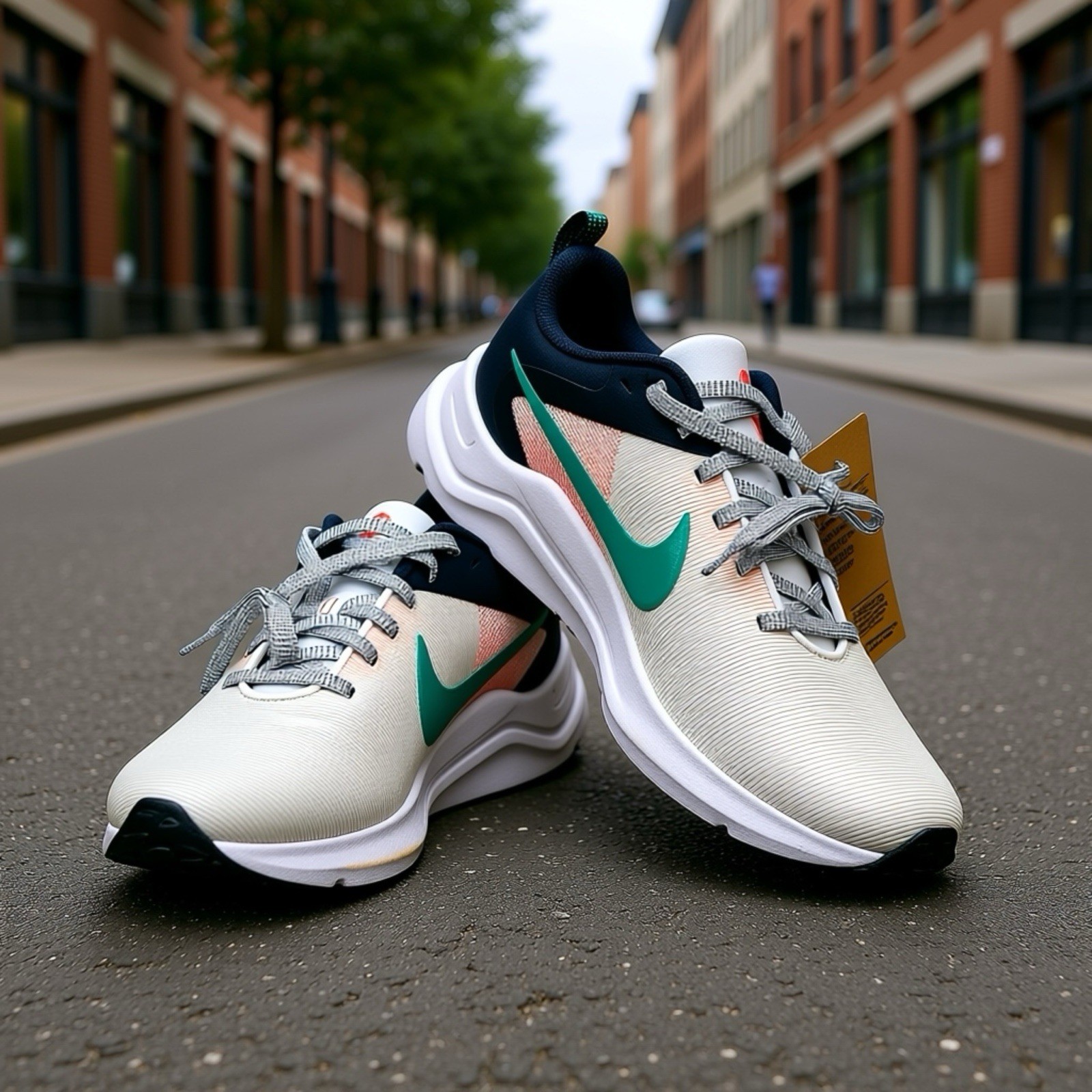 Nike Downshifter 12 Women’s Running Shoes White Jade Obsidian DD9294 103 Size 11