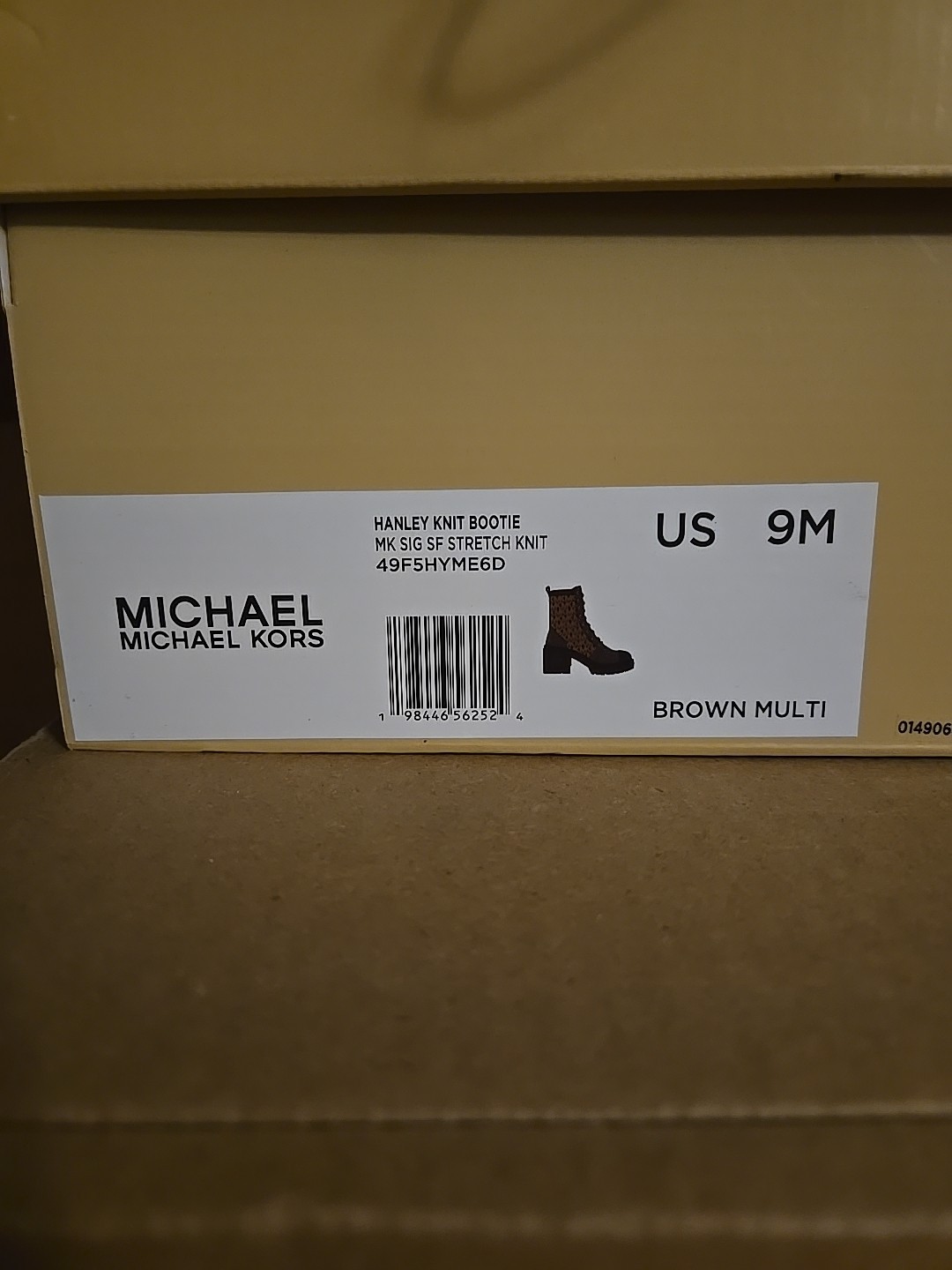 Michael Kors Hanley Logo Knit Boots Fall Winter Women’s Shoes Size 9