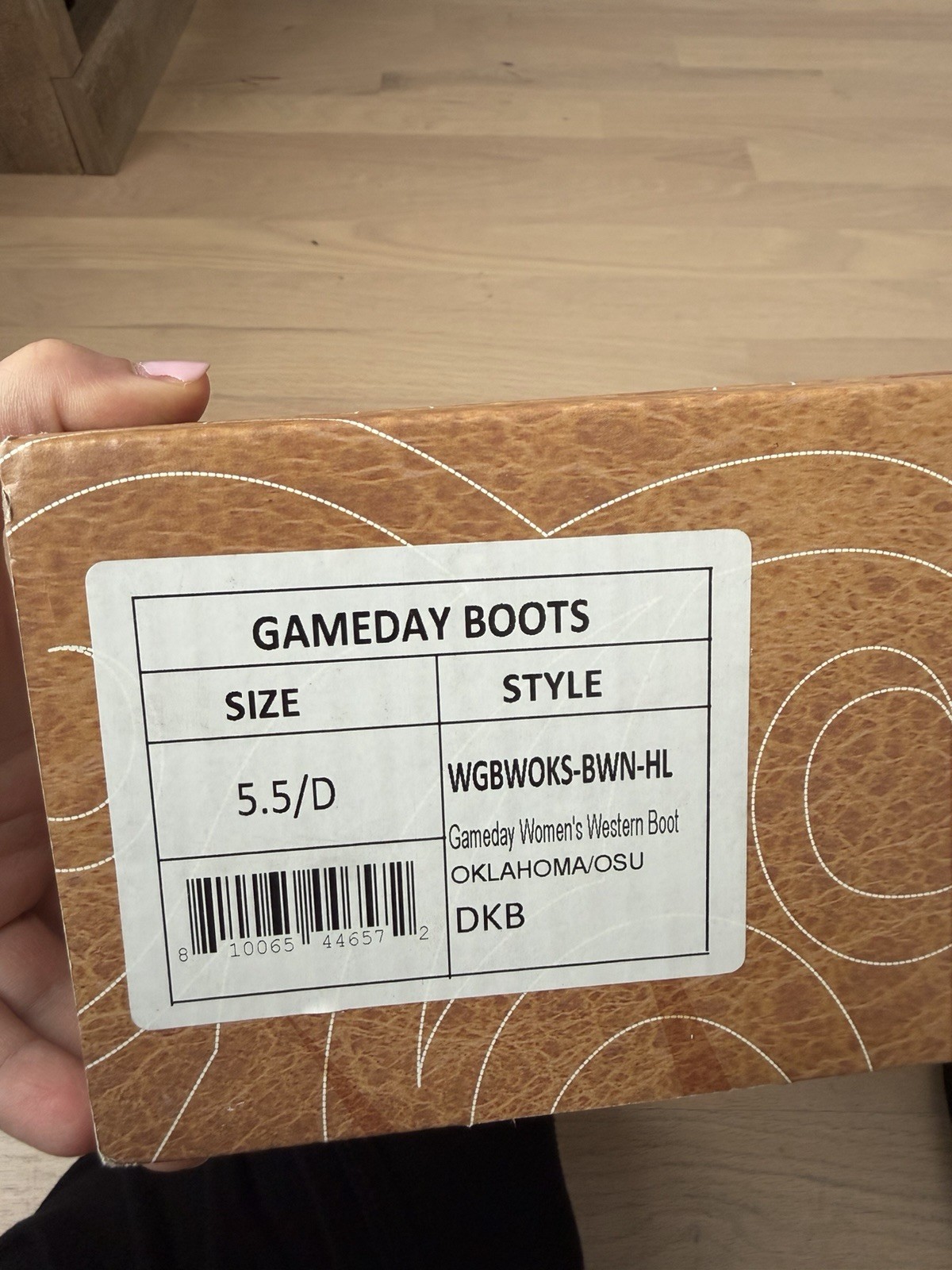 Gameday Boots Women NIB Oklahoma State University (OSU) Logo