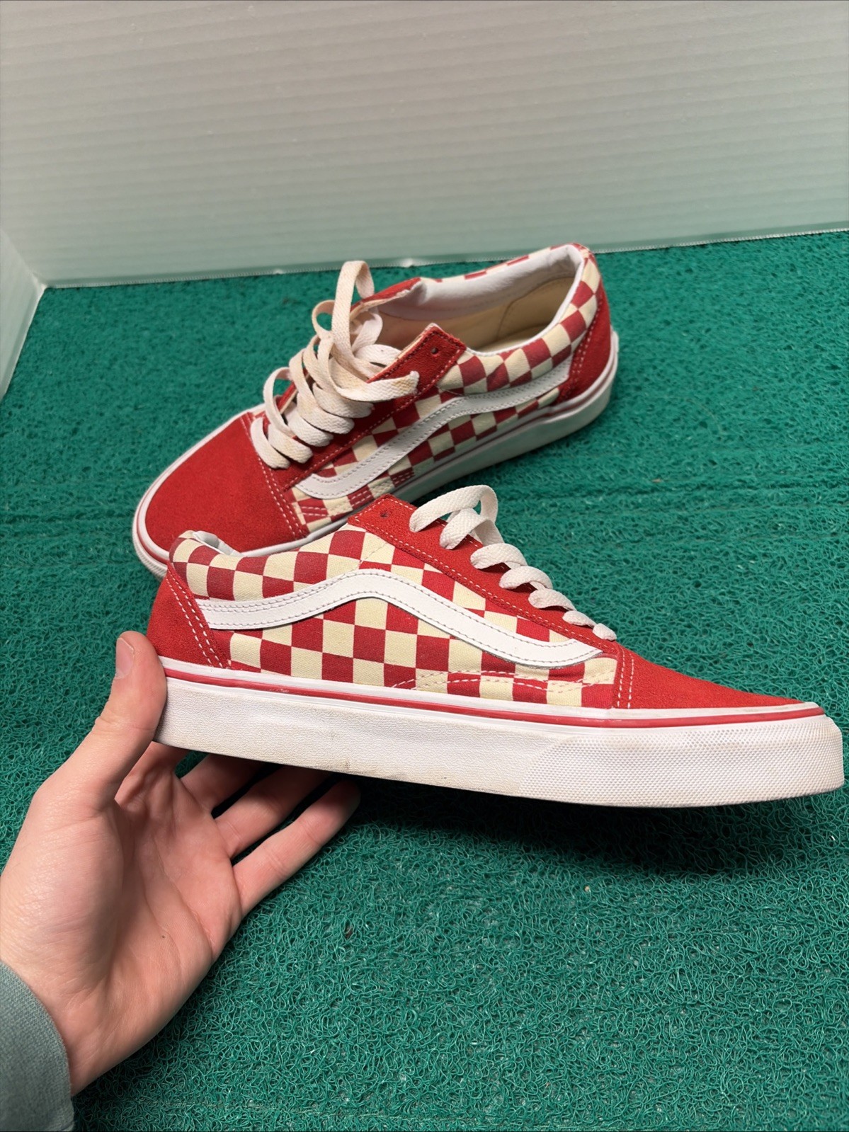 VANS UNISEX CHECK SKATE SKATEBOARD SHOES SNEAKERS 500714: WOMEN 8.5, MEN 7