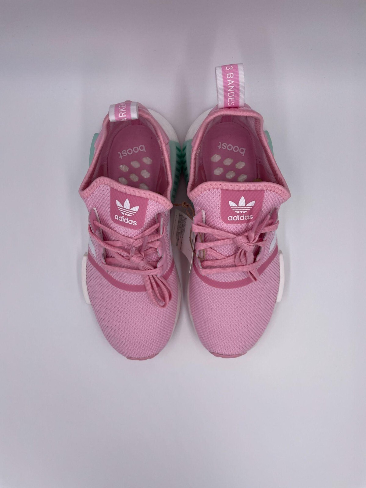 Adidas NMD R1 Hazy Rose Pink Primeknit Boost Sneakers Womens FX5029 New