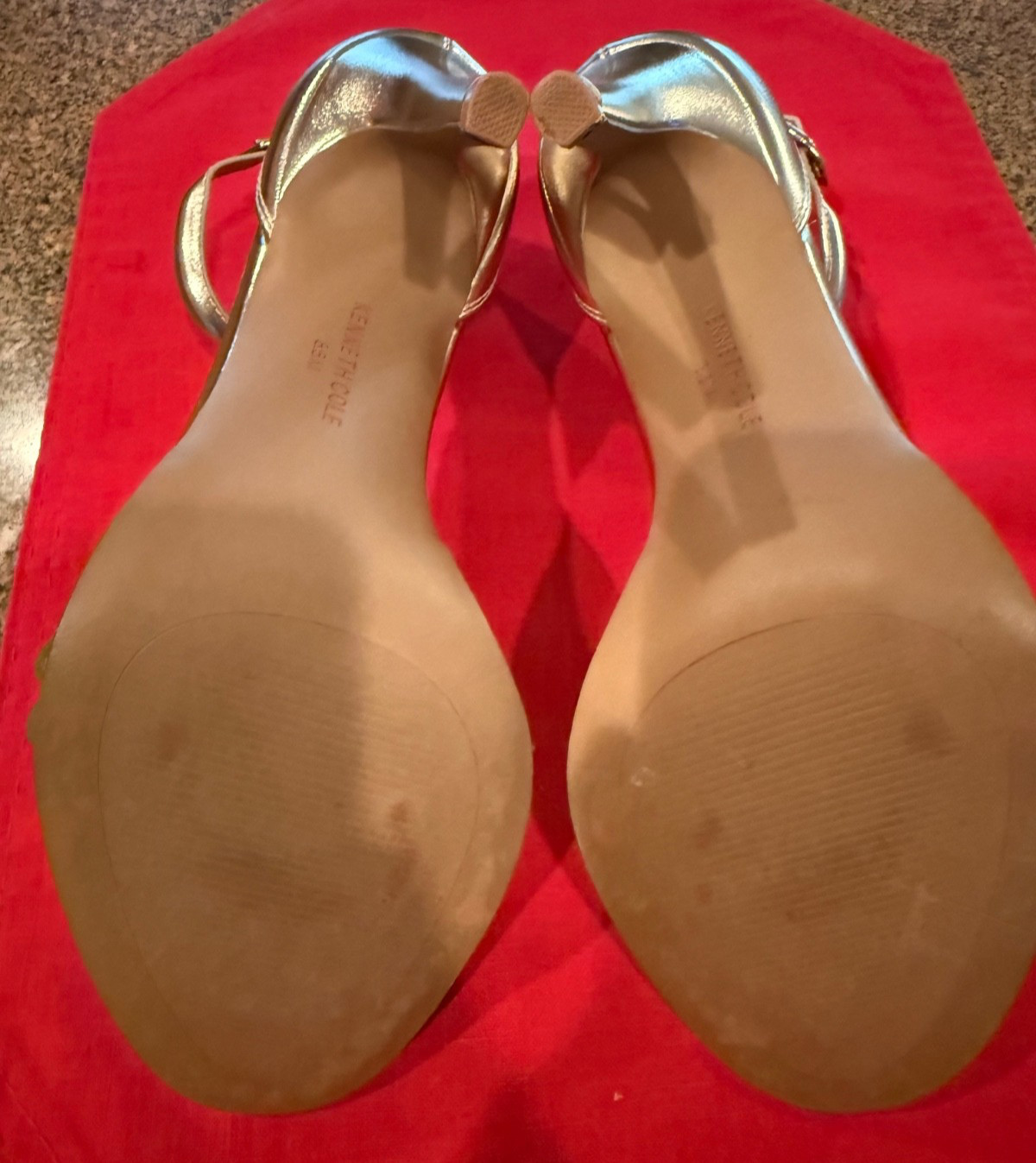 Kenneth Cole New York Women’s Brooke Ankle Strap Sandals Size 8.5