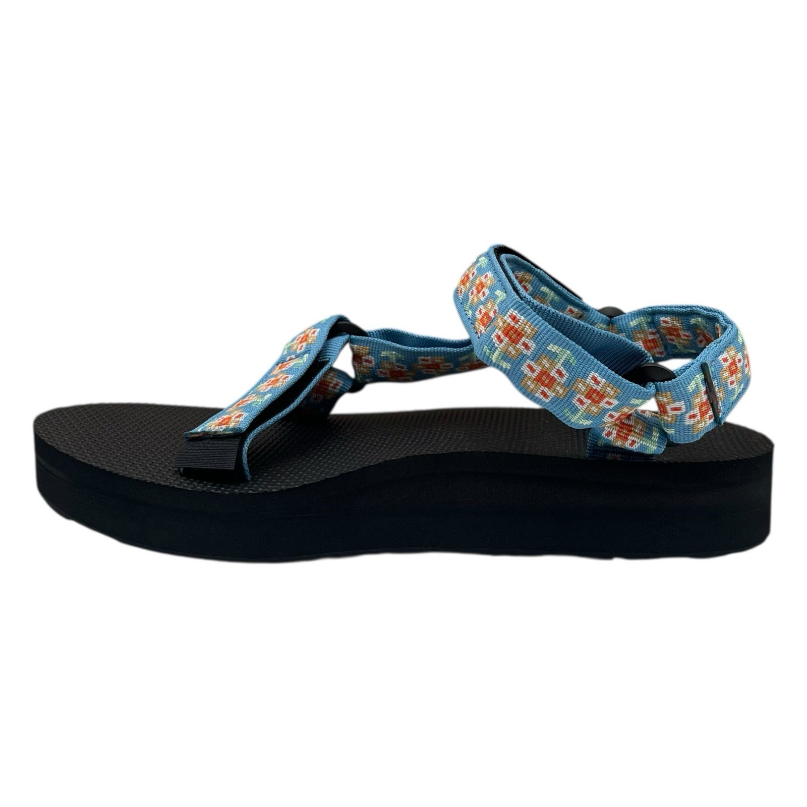 Teva Midform Universal Womens Sport Sandals Size 7 Sky Blue Black Adjustable