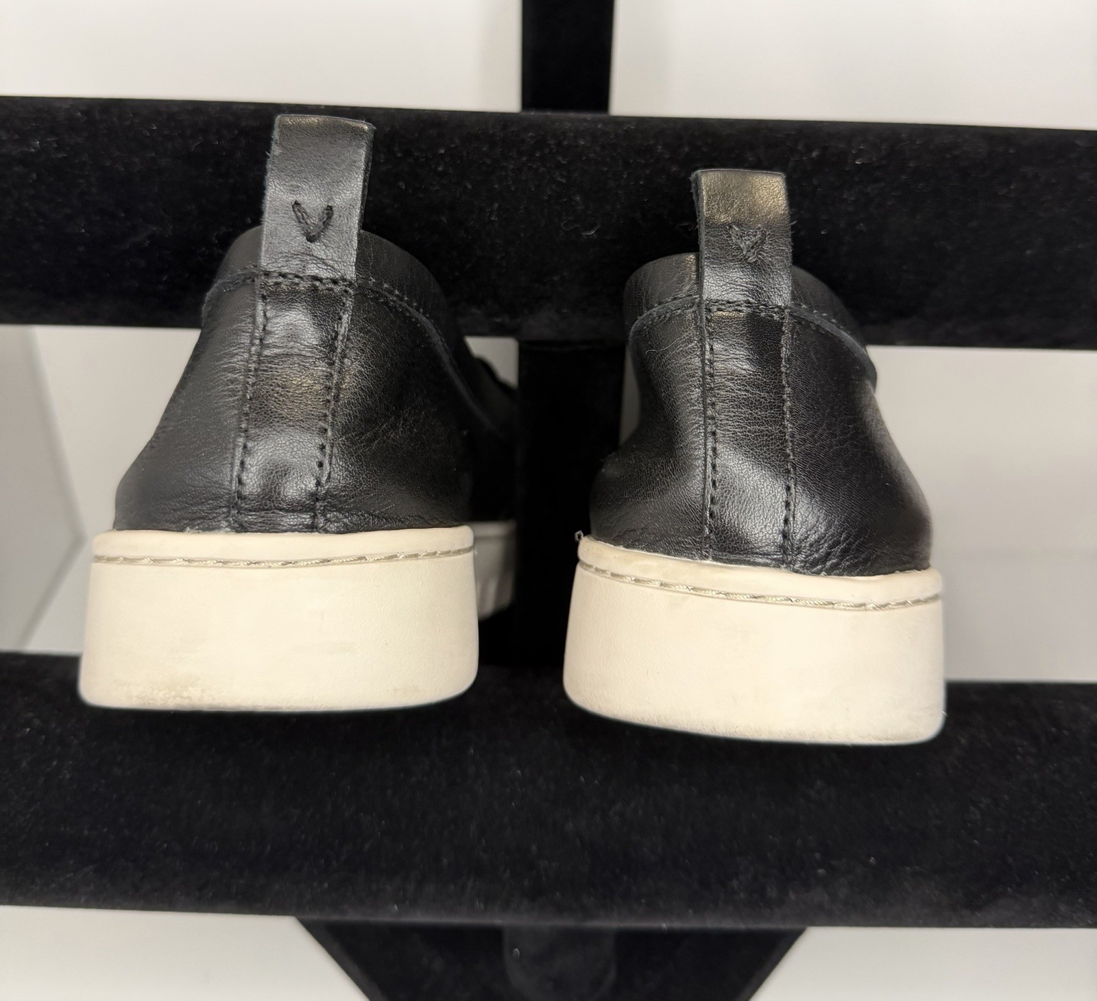 Black Leather VIONIC Uptown Penny Loafers Size 8.5