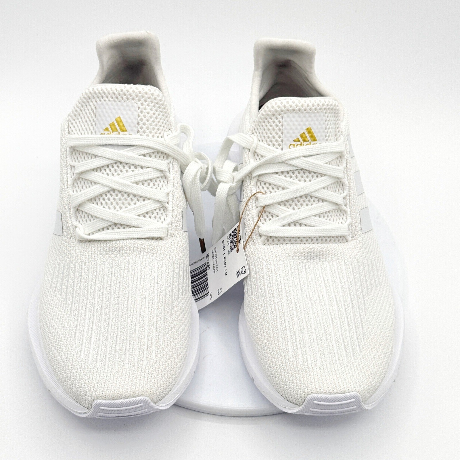 Adidas Swift Run 1.0 Size 7 Womens White White IE7480, NEW