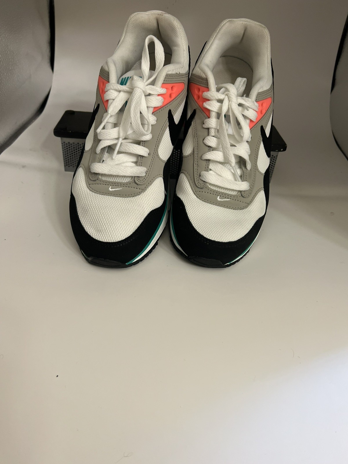 Nike Womens Air Max Correlate 511417-136 White Black Green Orange In Box Sz 8.5