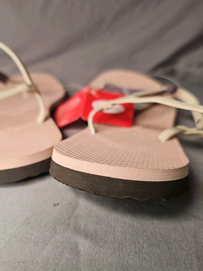 Havaianas You Rio Sandal Ballet Rose Ankle Strap Outdoor/Indoor Sz USA 12.5 CUTE
