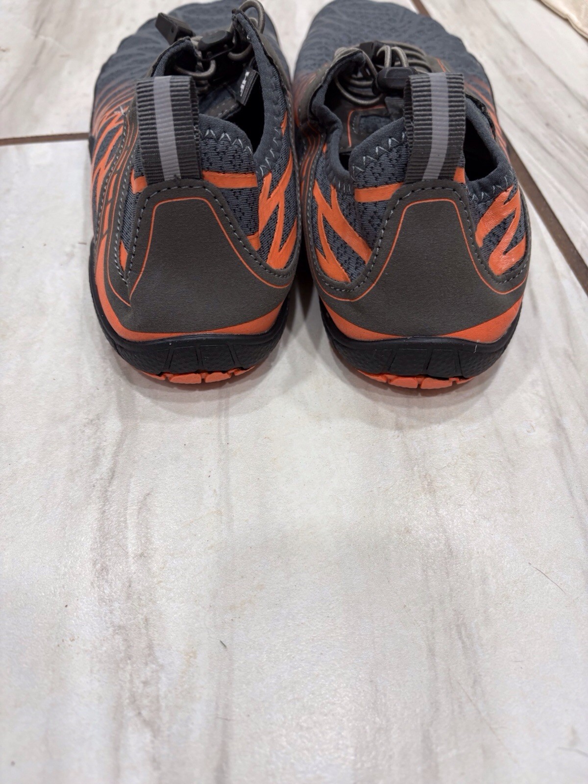 Hike Footwear Lorax Pro Barefoot Shoes Orange Gray Wide Toe Box Unisex Size 40