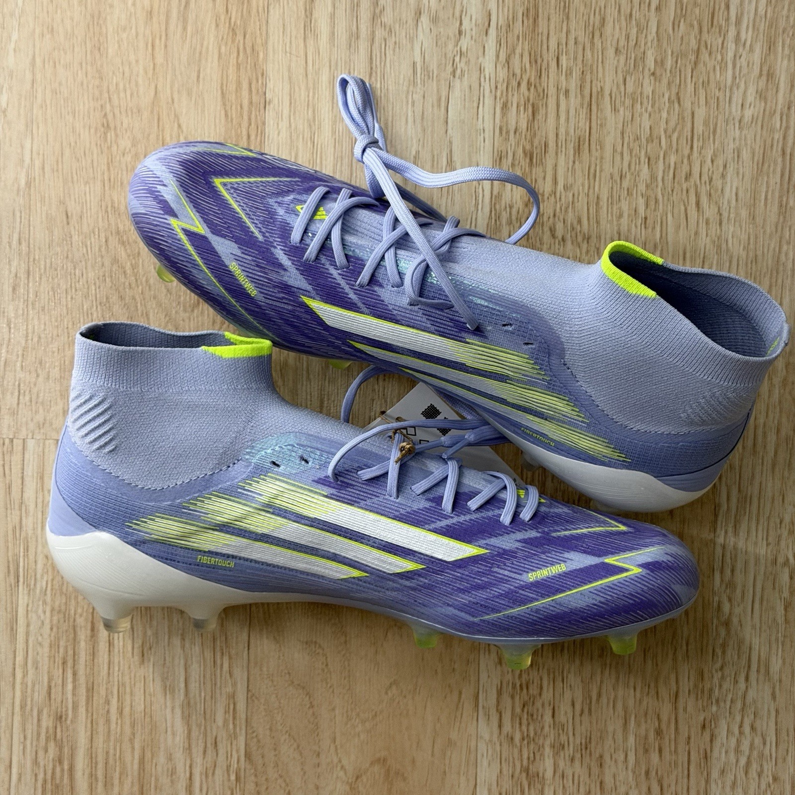 Size 8.5 – adidas Womens F50 Sparkfusion Elite Mid FG/AG Blaze Pack JH7648 (New)