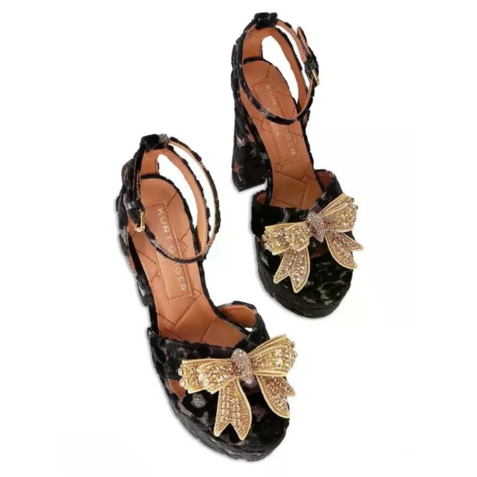 New Kurt Geiger London Bow Platform Heels size US 8.5/ EU 39