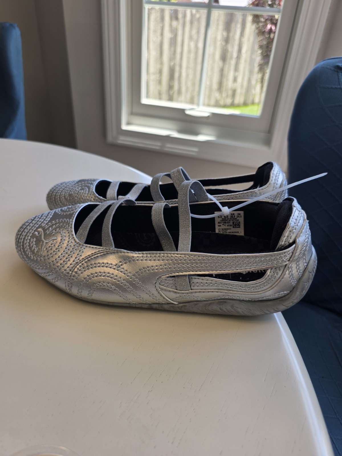 PUMA X Wicked Speedcat Ballet Silver Sneakers Casual Shoes 40713501 Size 6.5