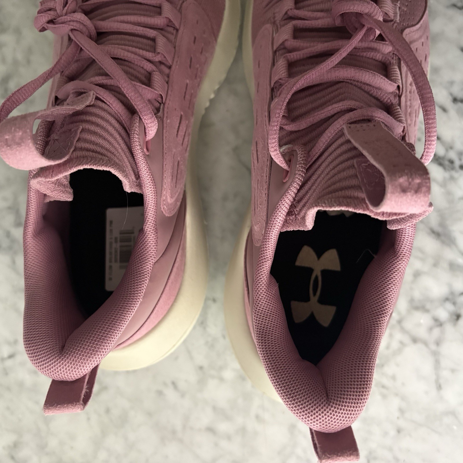 Under Armour Flow Breakthru 5 Lux Basketball Shoes Pink Rose Gold Size 11 NWOB