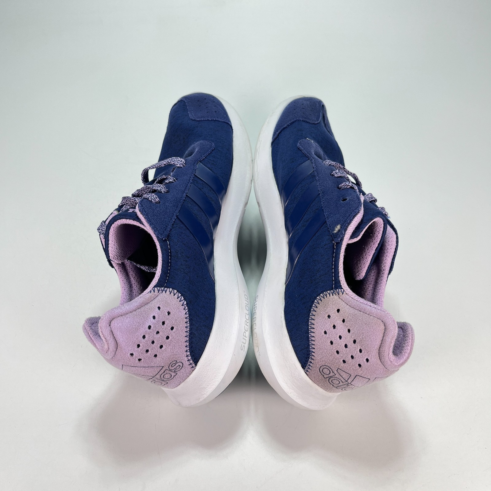 Adidas Element Refresh Navy Blue Lavender Running Sneakers S76572 Women’s Size 9