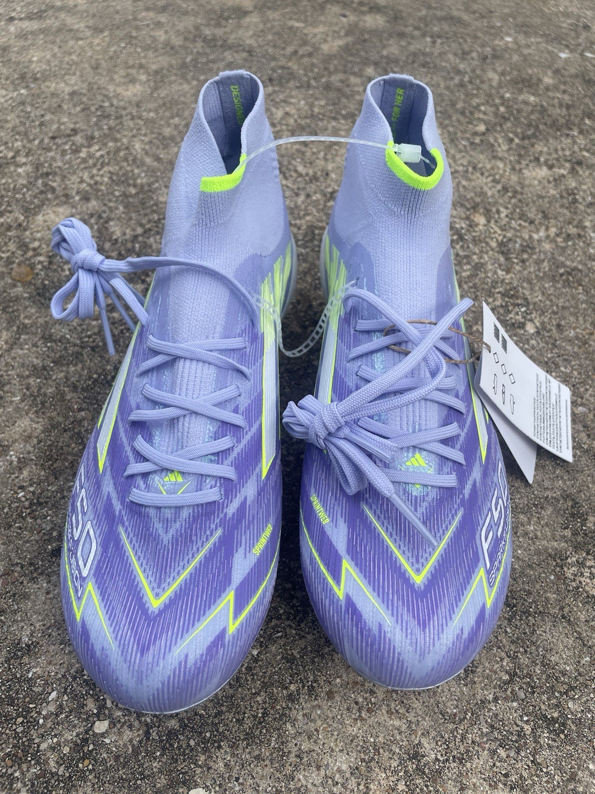Adidas F50 Sparkfusion Elite Mid FG Size 4.5W/3.5M Soccer Cleats JH7648 NEW!